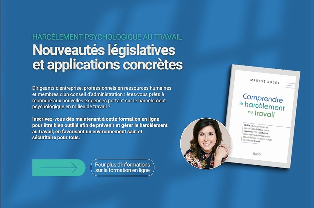 Nouveautés législatives et applications concrètes